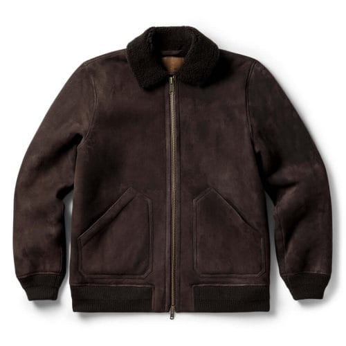 The Wright Jacket in Espresso Shearling
