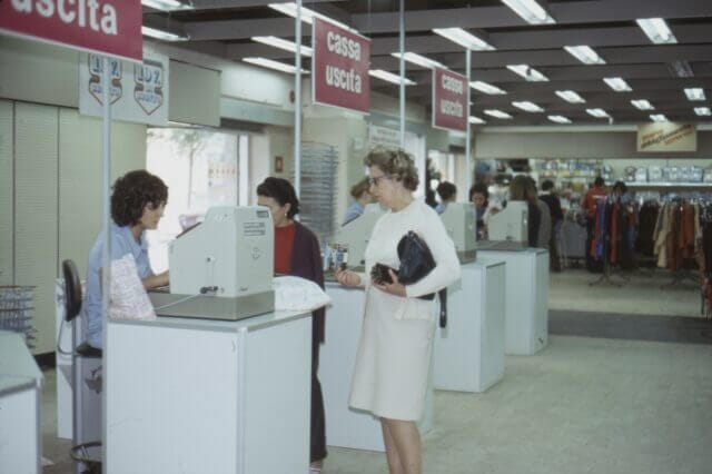 Clothes shopping in the sixties