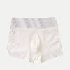 Nudie Jeans Boxer Briefs 3-Pack Offwhite Men's Organic Underwear Large Sustainable Clothing