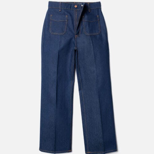 Nudie Jeans Holly Western Pants 70's Blue Women's Organic Jeans Large Sustainable Clothing