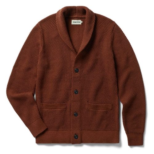 The Crawford Sweater in Rust