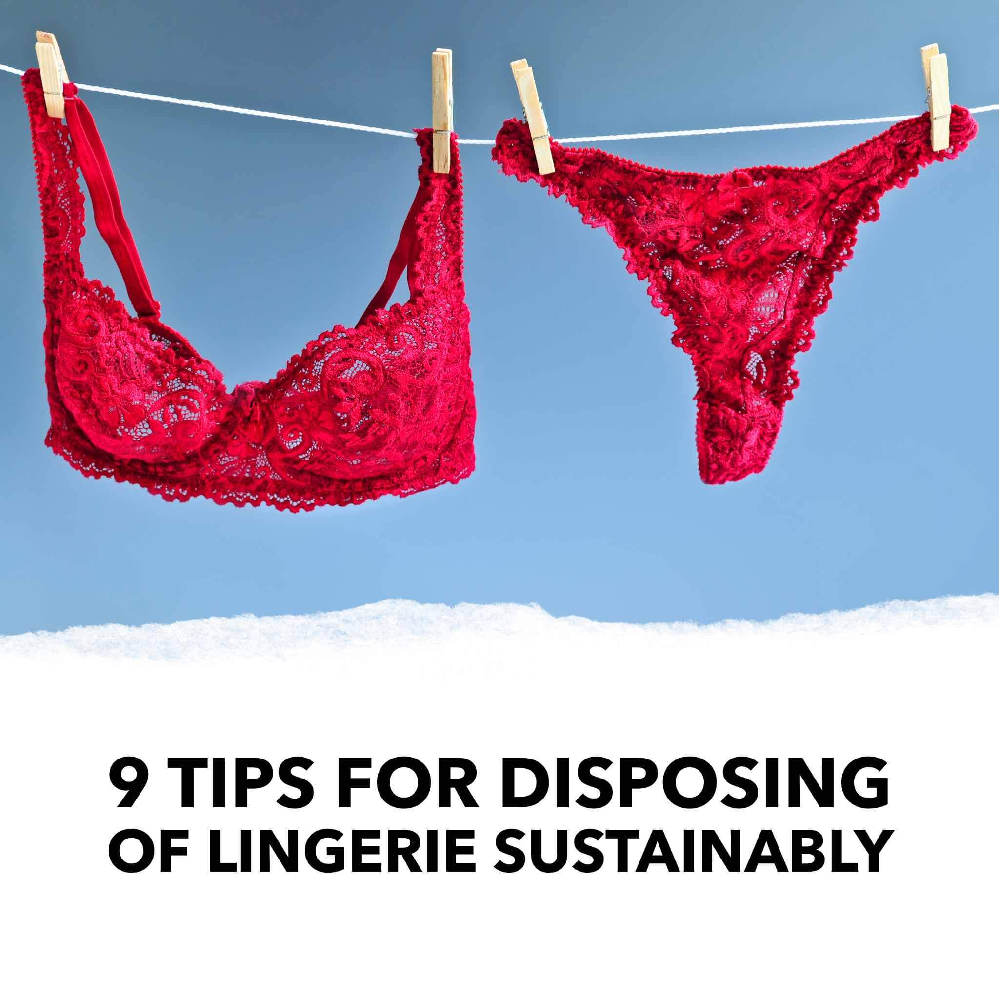 9 Tips for Disposing of Lingerie Sustainably Feature Image