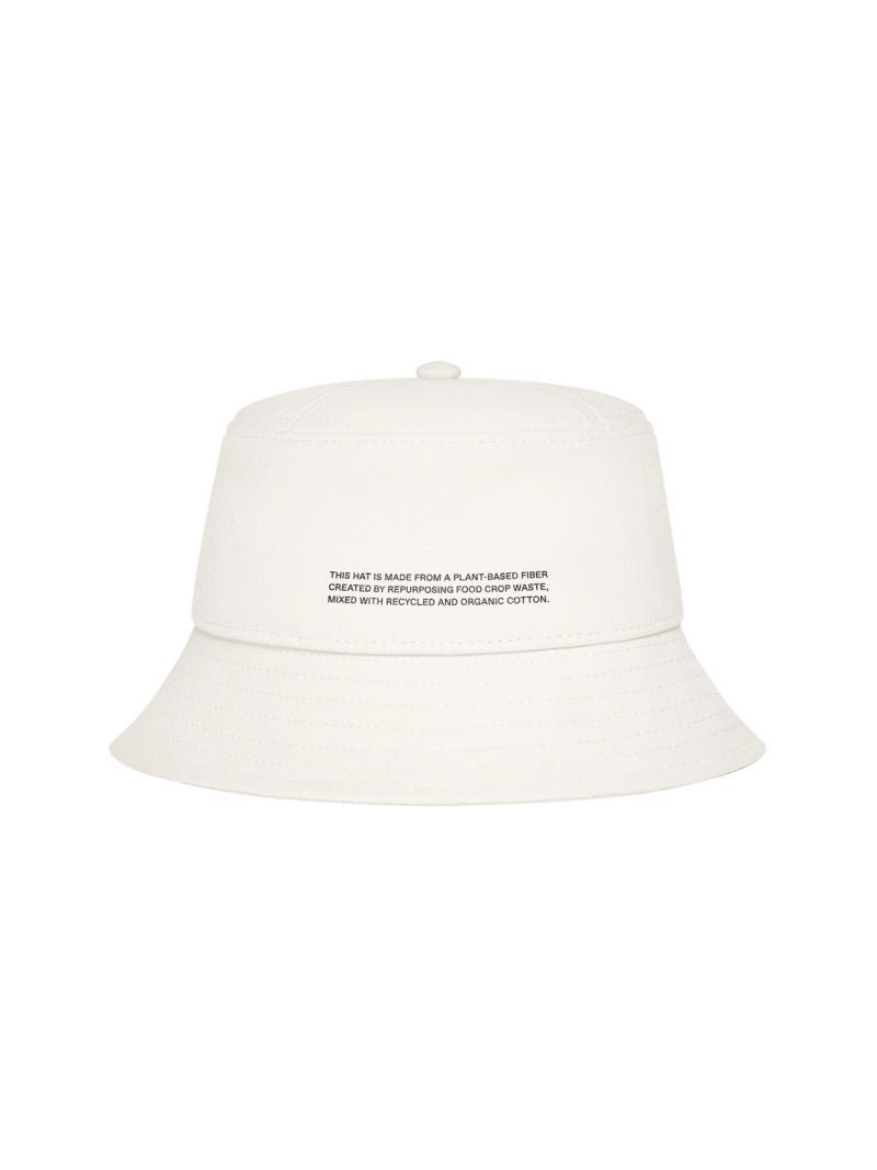PANGAIA - Oilseed Hemp Bucket Hat - ecru ivory S