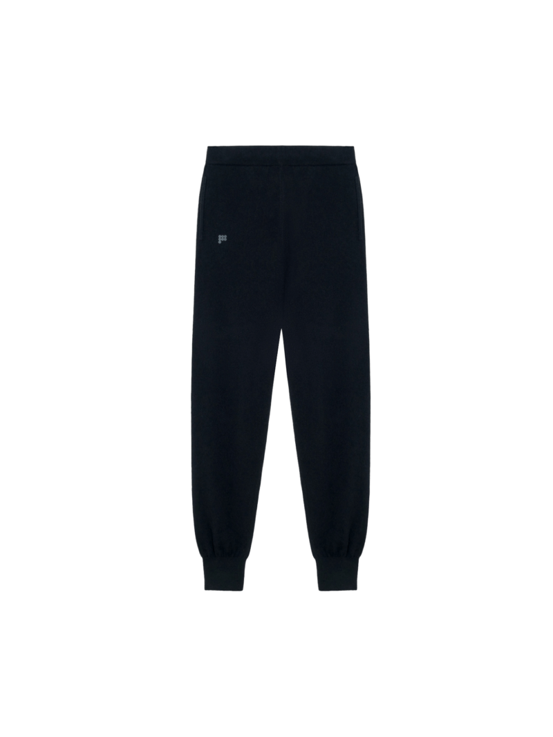 PANGAIA - Recycled Cashmere Track Pants - black XL