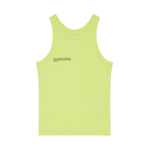 PANGAIA - Women's Recycled Cotton Tank Top - andes green S