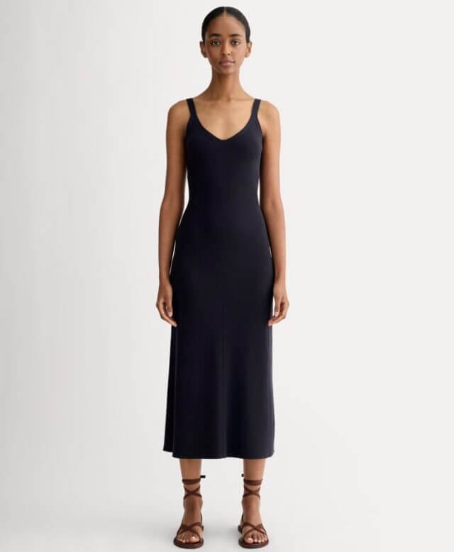 womens dress by ethical brand everlane