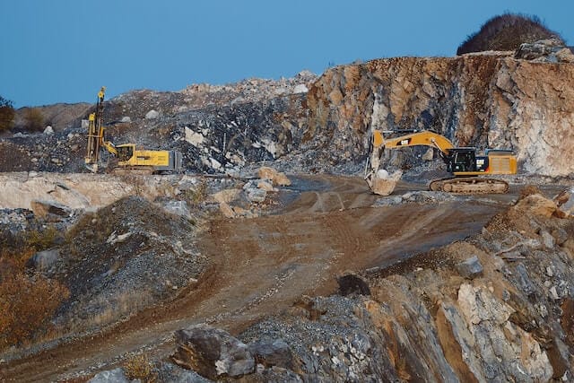 photo of gold mining