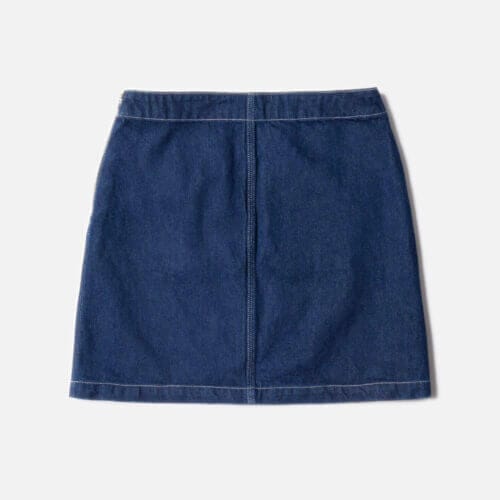 Nudie Jeans Elvy Western Denim Skirt Blue Women's Organic X Small Sustainable Clothing