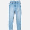 Nudie Jeans Mellow Mae Summer Breeze Slim Fit Mid Waist Straight Fit Women's Organic Jeans W34/L28 Sustainable Denim