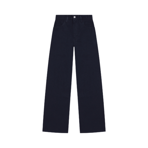 PANGAIA - Women Nettle Denim High-Rise Jeans - black 25