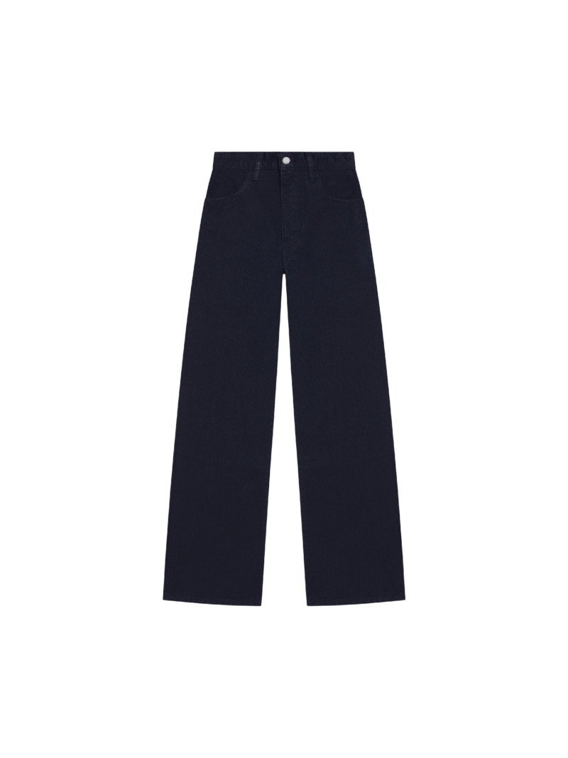 PANGAIA - Women Nettle Denim High-Rise Jeans - black 25