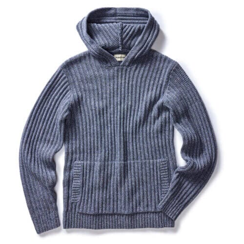 The Bryan Pullover Sweater in Blue Melange
