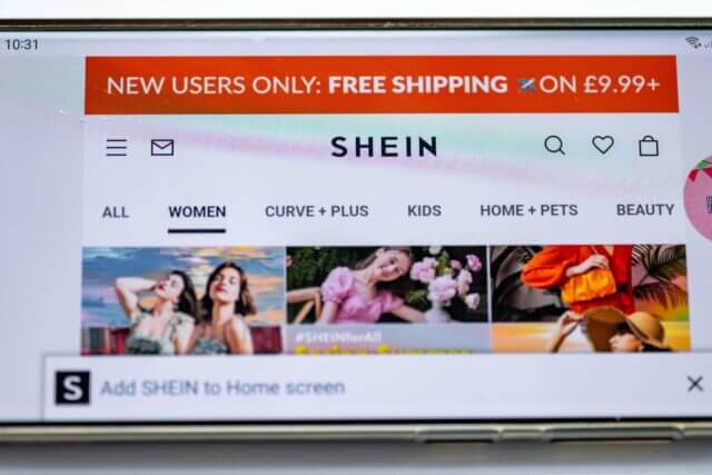 Why is the online store Shein accused of plagiarism?