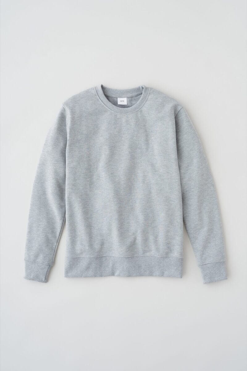 Kotn Unisex French Terry Sweatshirt in Heather Grey, Size Small