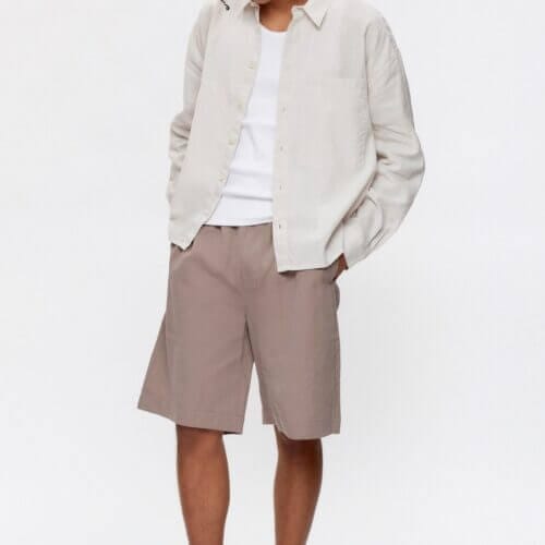 Kotn Unisex Men's Cairo Linen Shirt in Natural White, Size 2XS