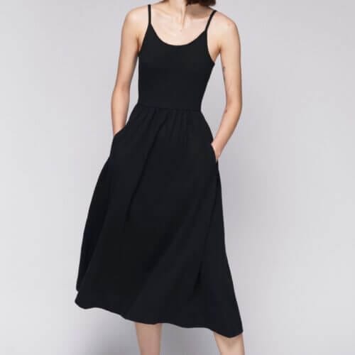 Kotn Women's Ballet Dress in Black, Size Large, 100% Egyptian Cotton