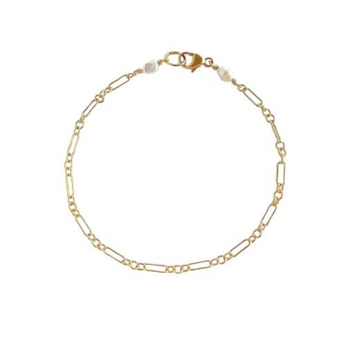 Lily Chain Bracelet Gold