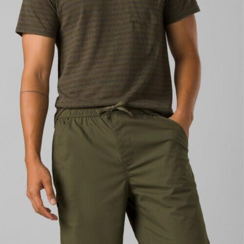 Men's prAna Double Peak E-waist Short - Cargo Green