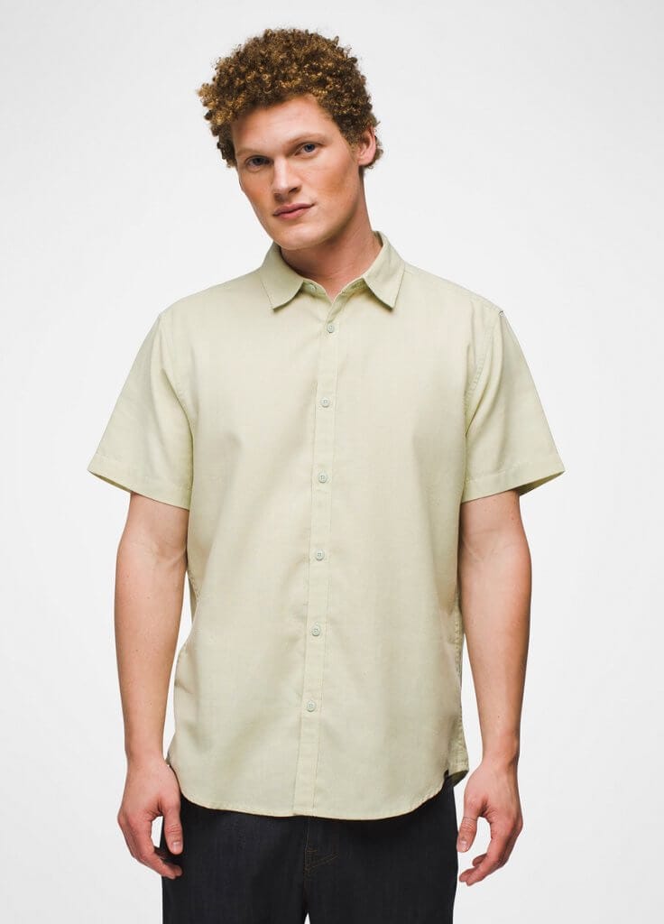 Men's prAna Lindores Shirt - Pale Aloe