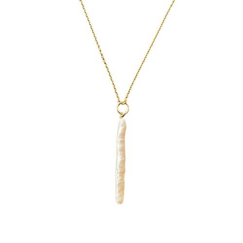 Nora Pearl Necklace Gold