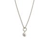 Paloma Pearl Necklace Silver