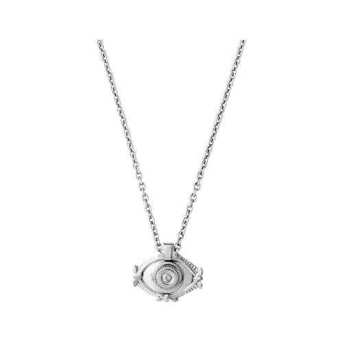 Protection Charm Necklace Silver