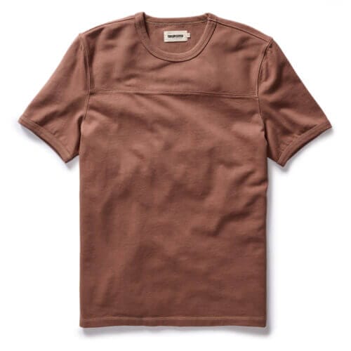 The Rugby Tee in Faded Brick