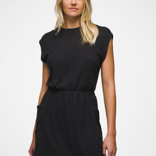 Women's prAna Cozy Up Cut Out Dress - Charcoal Heather