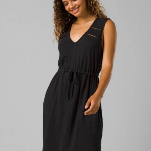 Women's prAna Cozy Up Korrine Dress - Black