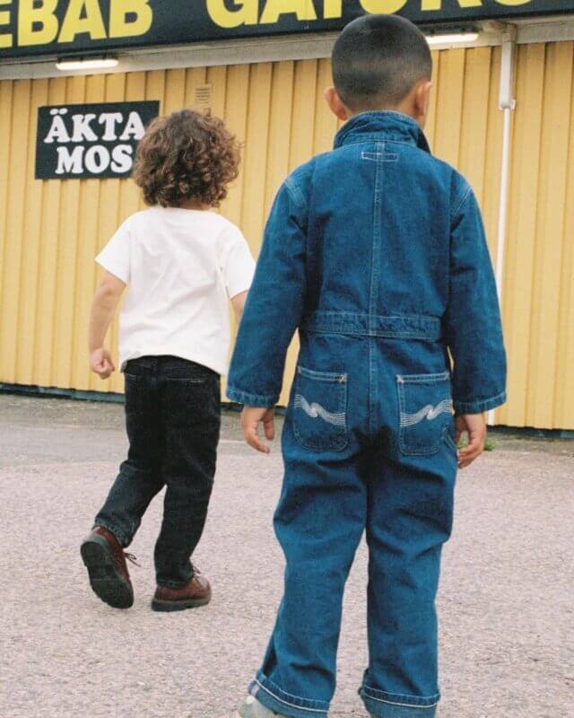nudie jeans sustainable and durable jeans for children