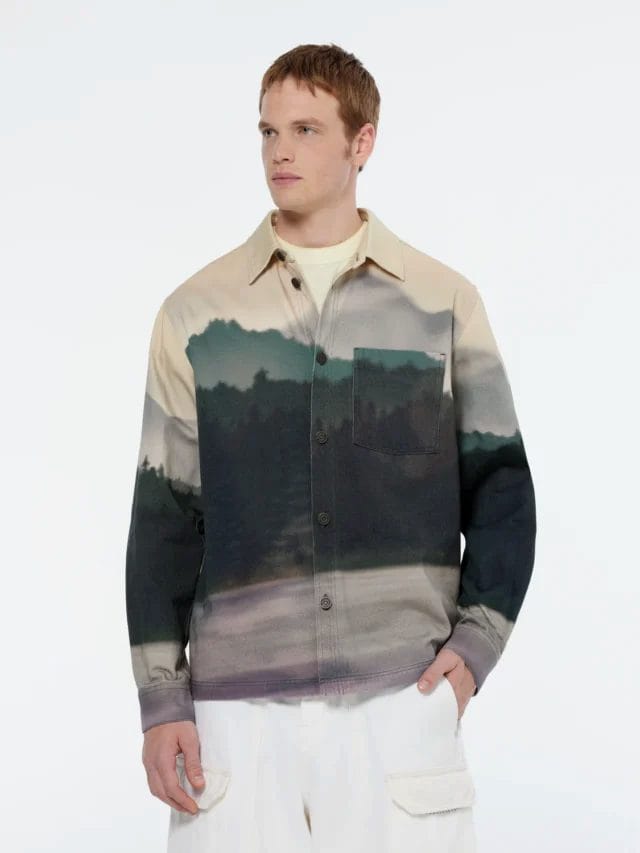 Lakehouse Relaxed Fit Twill Overshirt by Scotch & Soda