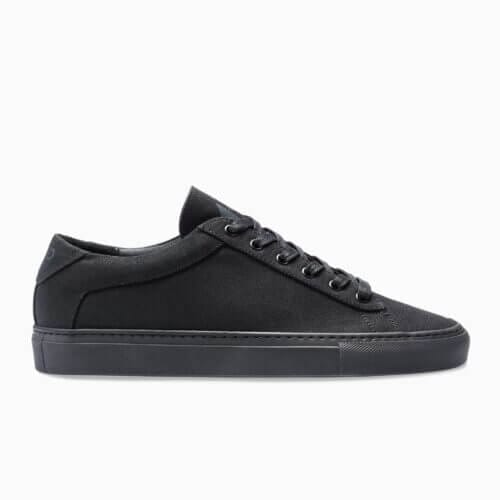 Koio | Capri In Black Canvas Women's Sneaker 8 (Us) / 38 (Eu)