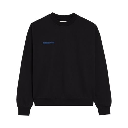 PANGAIA - In Conversion Cotton Sweater - black XXL