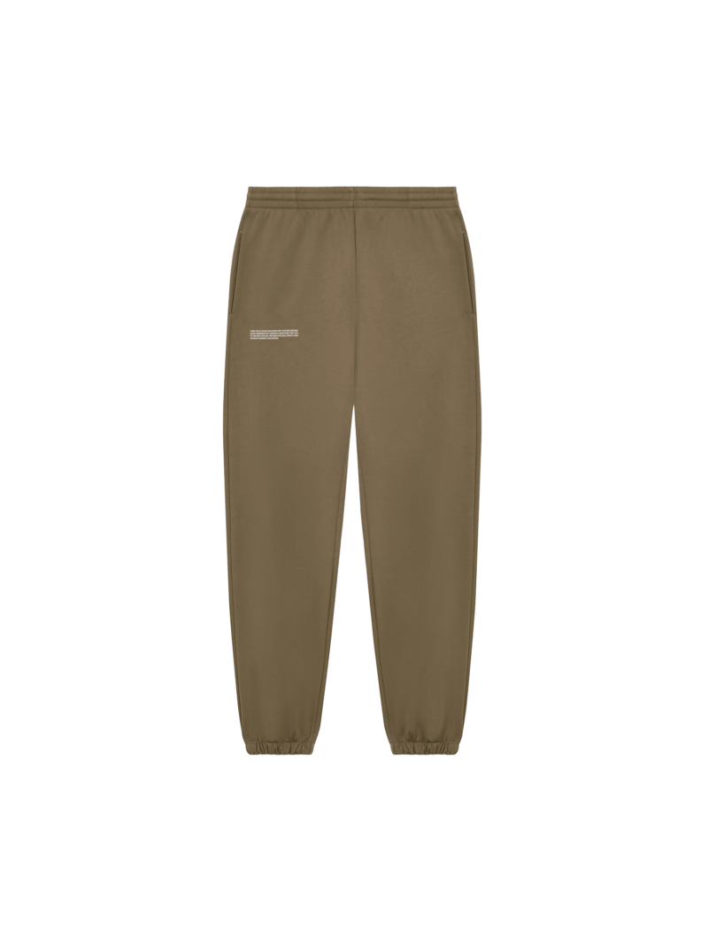 PANGAIA - In Conversion Cotton Track Pants - carbon brown S