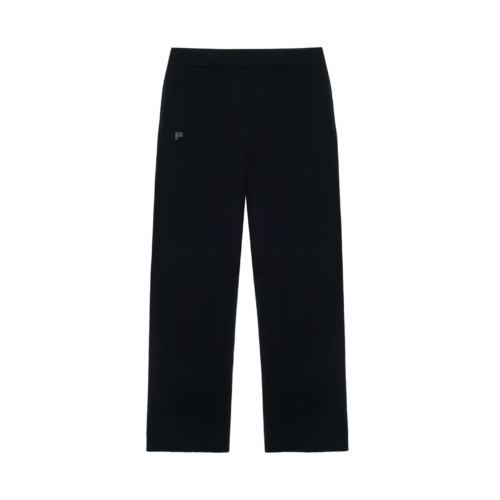 PANGAIA - Recycled Cashmere Loose Track Pants - black L