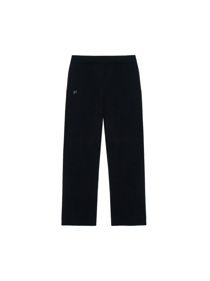 PANGAIA - Recycled Cashmere Loose Track Pants - black L
