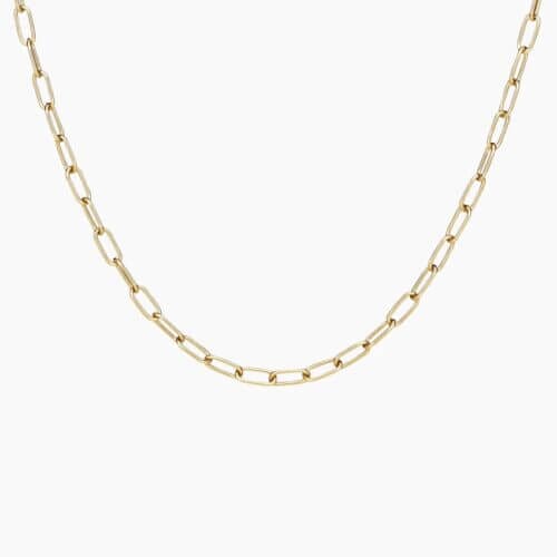 14K Yellow Gold 20 in. Fairmined Paperclip Chain Necklace