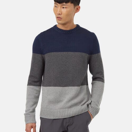 Highline Blocked Crew Sweater