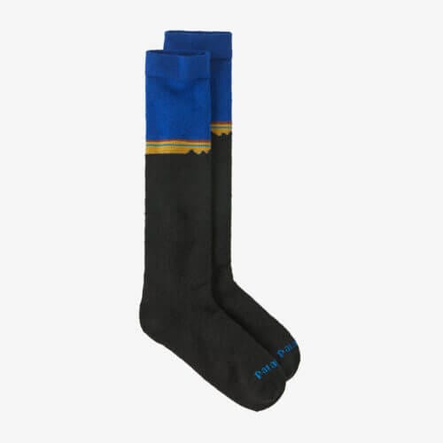 Patagonia Heavyweight Wool Knee Socks in Viking Blue, Small - Hiking & Running Socks - Nylon
