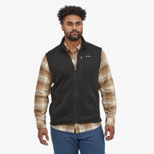 Patagonia Men's Better Sweater® Fleece Vest in Black, Extra Small - Fleece Vests - Recycled Polyester