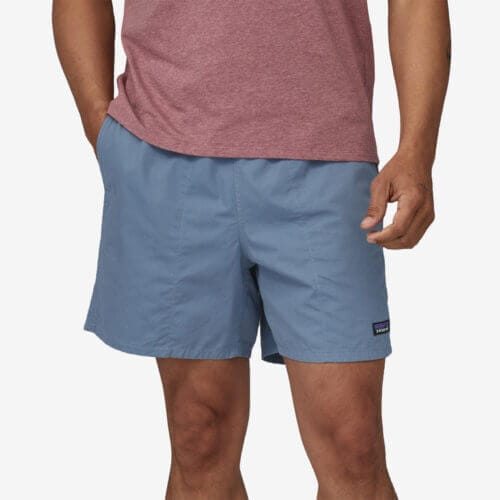 Patagonia Men's Funhoggers™ Cotton Shorts - 6" Inseam in Light Plume Grey, Small - Short Length - Outdoor Shorts