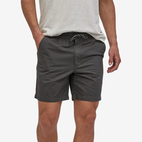 Patagonia Men's Lightweight All-Wear Hemp Volley Shorts - 7" Inseam in Forge Grey, Small - Short Length - Outdoor Shorts