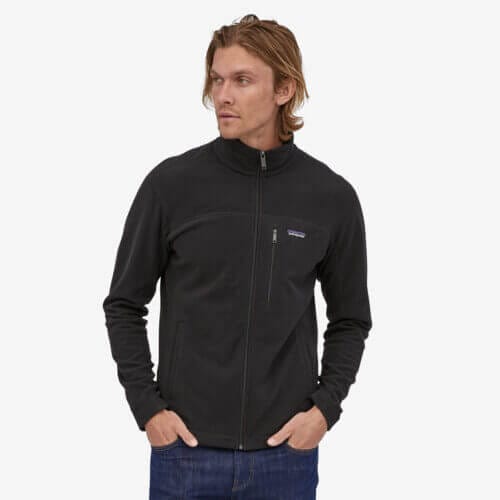 Patagonia Men's Micro D® Fleece Jacket in Black, Extra Small - Fleece Jackets - Recycled Polyester
