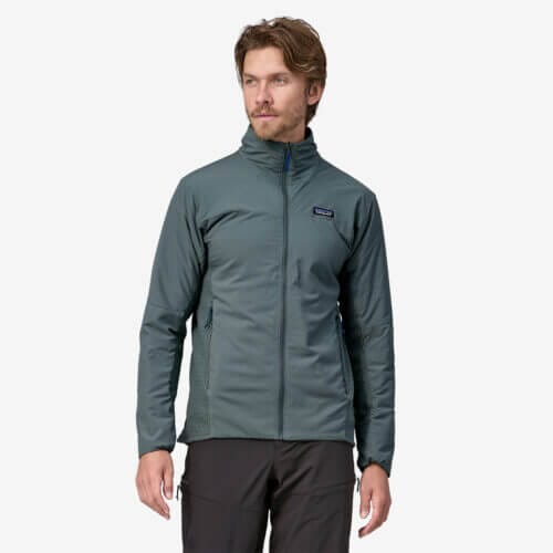 Patagonia Men's Nano-Air® Light Hybrid Insulated Jacket in Salt Grey, Extra Small - Alpine & Climbing Jackets - Recycled Polyester