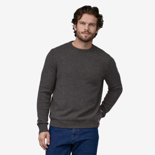 Patagonia Men's Recycled Cashmere Crewneck Sweater in Forge Grey, Extra Small - Outdoor Sweaters - Recycled Cashmerenylon/Wool