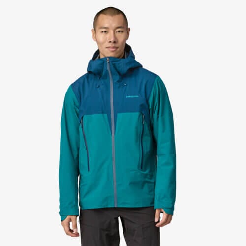 Patagonia Men's Super Free Alpine Jacket in Belay Blue, Small - Alpine & Climbing Jackets - Recycled Nylon/Recycled Polyester/Nylon
