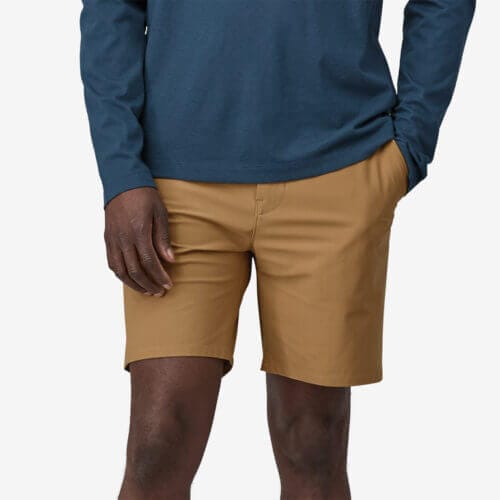 Patagonia Men's Transit Traveler Shorts - 7" Inseam in Grayling Brown, Size 28 - Outdoor Shorts - Recycled Polyester