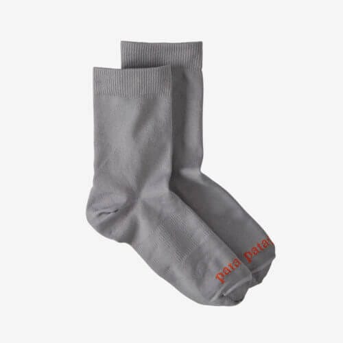 Patagonia Ultralightweight Daily 3/4 Crew Socks in Feather Grey, Small - Recycled Polyester/Nylon/Polyester
