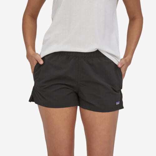 Patagonia Women's Barely Baggies™ Shorts - 2½" Inseam in Black, Small - Short Length - Casual Shorts - Recycled Nylon/Recycled Polyester/Nylon