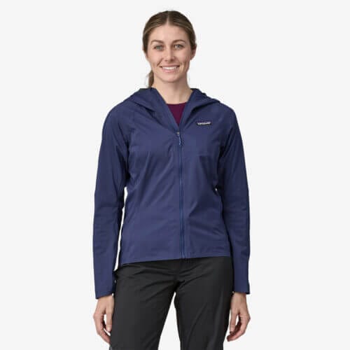 Patagonia Women's Dirt Roamer Mountain Bike Jacket in Sound Blue, Extra Small - Mountain Bike Jackets - Recycled Polyester/Nylon/Polyester